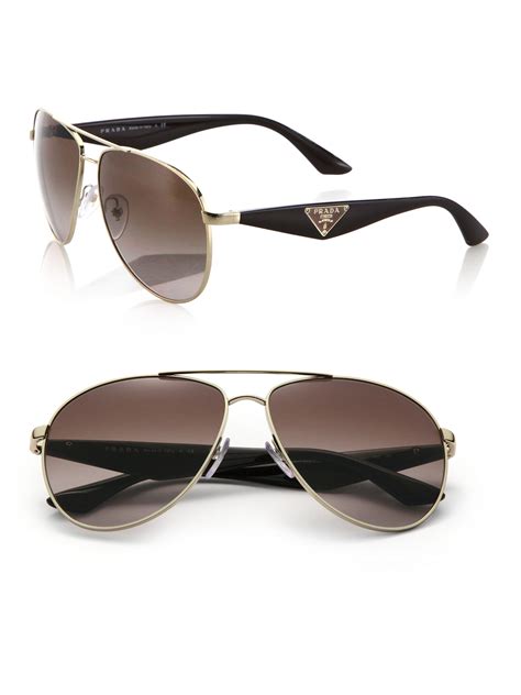 prada sunglasses gold bar